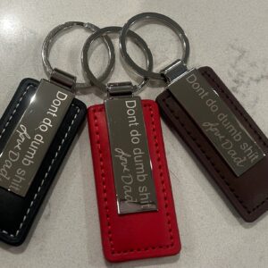 Leather Keychain (Love Dad)